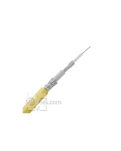 TRC-75-1 Trompeter Triaxial Cable Yellow jacket 75 ohm