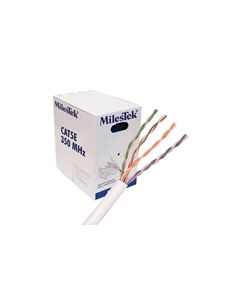 CAT5E PLENUM CMP WHITE 1K PULL BOX 350 MHz