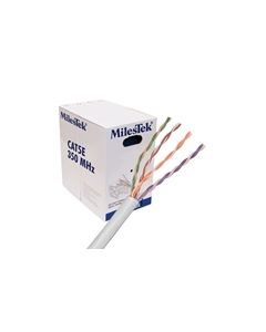 CAT5E PVC RISER CMR GRAY 1K PULL BOX 350 MHz