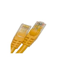 CAT5E 350MHZ ETHERNET PATCH CORD YELLOW 3 FT SB