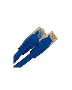 CAT6 550MHZ ETHERNET PATCH CORD BLUE 10 FT