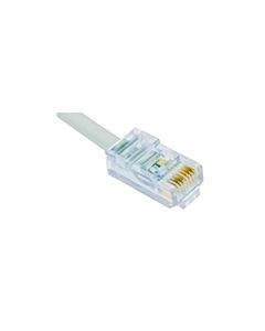 CORD CAT5E WHITE T568B 1 FT NB