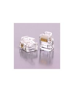 PLUG RJ11 6C SOLID/STRANDED