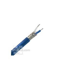 TWC-124-2 Trompeter Twinaxial Cable Blue jacket 124 ohm CINCH