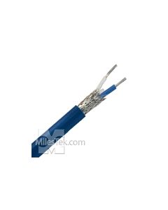 TWC-78-2 Trompeter Twinaxial Cable Blue jacket 78 ohm 1553B