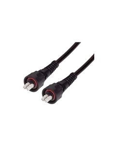 OM1 62.5/125, IP67 Multimode Fiber Cable, Dual LC / Dual LC, 10.0m