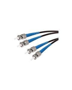 9/125 Single Mode, Military Fiber Cable, Dual ST / Dual ST, 1.0m