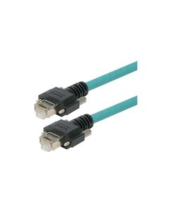 Category 5e GigE Double Shielded High Flex Ethernet Cable, GigE / GigE, 2M