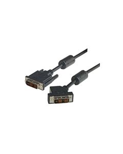 DVI-D Single Link DVI Cable Male / Male 45 Degree Left , 3.0 ft