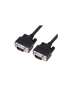 LSZH D-Sub Cable, DB9 Male / DB9 Male, 1.0 ft