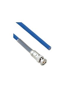 Halogen Free Cable Assembly TRB 3-Slot Plug with Bend Relief to Blunt MIL-STD-1553 .242" O.D. -30C +80C 78 Ohm Twinaxial Shielded twisted pair 1'