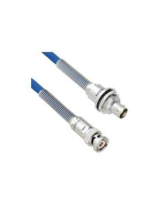 Halogen Free Cable Assembly TRB 3-Slot Plug to Insulated Bulk Head 3-Lug Cable Jack with Bend Reliefs MIL-STD-1553 .242" O.D. -30C +80C 78 Ohm Twinaxial Shielded twisted pair 1'