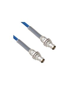 Halogen Free Cable Assembly TRB Non-Insulated Bulk Head 3-Lug Cable Jack to Jack with Bend Reliefs MIL-STD-1553 .242" O.D. -30C +80C 78 Ohm Twinaxial Shielded twisted pair 6'