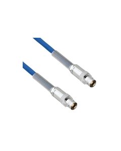 Halogen Free Cable Assembly TRB 3-Lug Cable Jack to Jack with Bend Reliefs MIL-STD-1553 .242" O.D. -30C +80C 78 Ohm Twinaxial Shielded twisted pair 20'