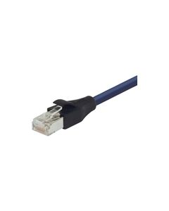 LSZH Shielded Category 6a Cable, RJ45 / RJ45, 26AWG Stranded, Blue, 15.0ft