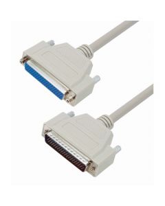 Deluxe Molded D-Sub Cable, HD78 Male/Female, 5.0 ft